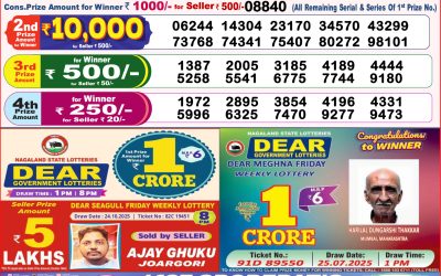 Dear Lottery 8pm Result 05.11.25