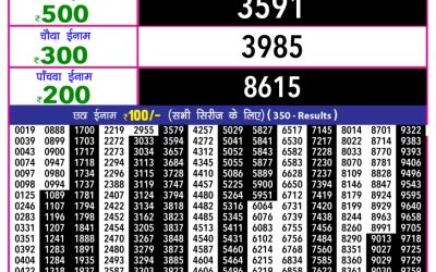 Rajshree 10 Evening Lottery 5.40pm Result 08.11.25