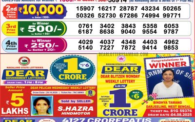 Dear Lottery 8pm Result 09.11.25