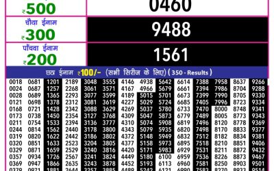 Rajshree 10 Evening Lottery 5.40pm Result 11.11.25
