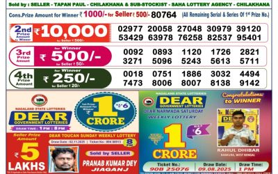 Everest Result Today Dear Lottery Result 2024 Dear Lottery 6pm Result 12.11.25