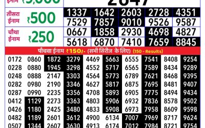 Everest Result Today Dear Lottery Result 2024 Rajshree Daily Lottery 1pm Result 14.11.25
