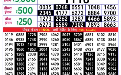 Rajshree Daily Lottery 1pm Result 15.11.25