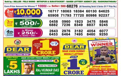 Dear Lottery 8pm Result 15.11.25