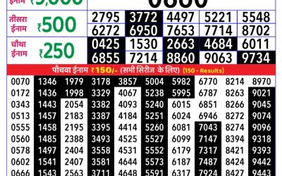 Everest Result Today Dear Lottery Result 2024 Rajshree Daily Lottery 1pm Result 21.11.25