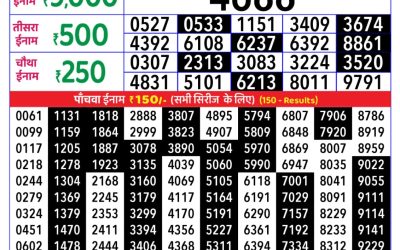 Everest Result Today Dear Lottery Result 2024 Rajshree Daily Lottery 1pm Result 23.11.25