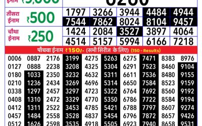 Rajshree Daily Lottery 1pm Result 29.11.25