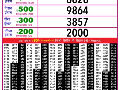 Rajshree Daily Lottery 1pm Result 03.12.25 Everest Result Today Dear Lottery Chart