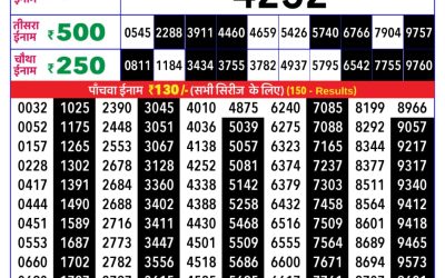 Rajshree Daily Lottery 8pm Result 03.12.25