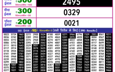 Everest Result Today Dear Lottery Result 2024 Rajshree 10 Evening Weekly Lottery 5.40pm Result 10.12.25