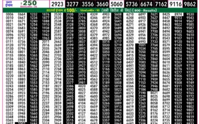 Everest Result Today Dear Lottery Result 2024 Rajshree 50 Daily Lottery 7.30pm Result 24.12.25
