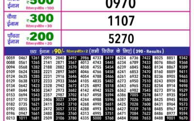 Everest Result Today Dear Lottery Result 2024 Rajshree 10 Evening Lottery 5.40pm Result 28.12.25