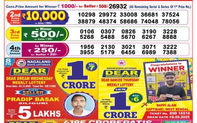 Dear Lottery 8pm Result 04.12.25