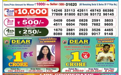 Dear Lottery 6pm Result 05.12.25