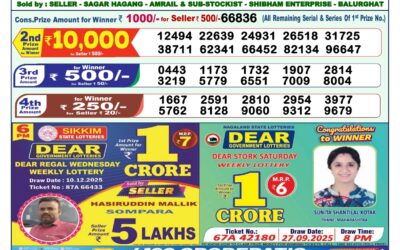 Everest Result Today Dear Lottery Result 2024 Dear Lottery 1pm Result 11.12.25