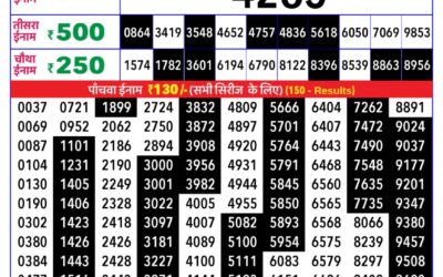 Rajshree Daily Lottery 8pm Result 01.01.26