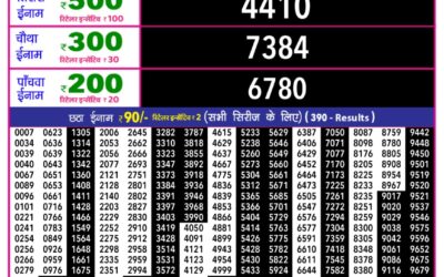 Rajshree 10 Evening Lottery 5.40pm Result 19.01.26
