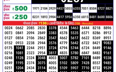 Rajshree Daily Lottery 8pm Result 19.01.26