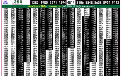 Rajshree 50 Daily Lottery 7.30pm Result 21.01.26