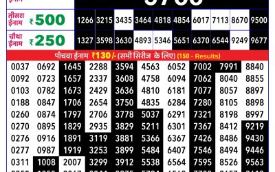 Rajshree Daily Lottery 8pm Result 28.01.26