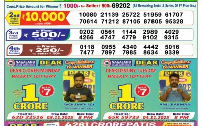 Dear Lottery 1pm Result 09.01.26