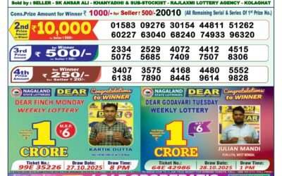 Everest Result Today Dear Lottery Result 2024 Dear Lottery 1pm Result 01.01.26