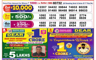 Dear Lottery 8pm Result 14.01.26
