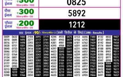 Rajshree 10 Evening Lottery 5.40pm Result 01.02.26