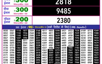 Rajshree 10 Evening Lottery 5.40pm Result 02.02.26